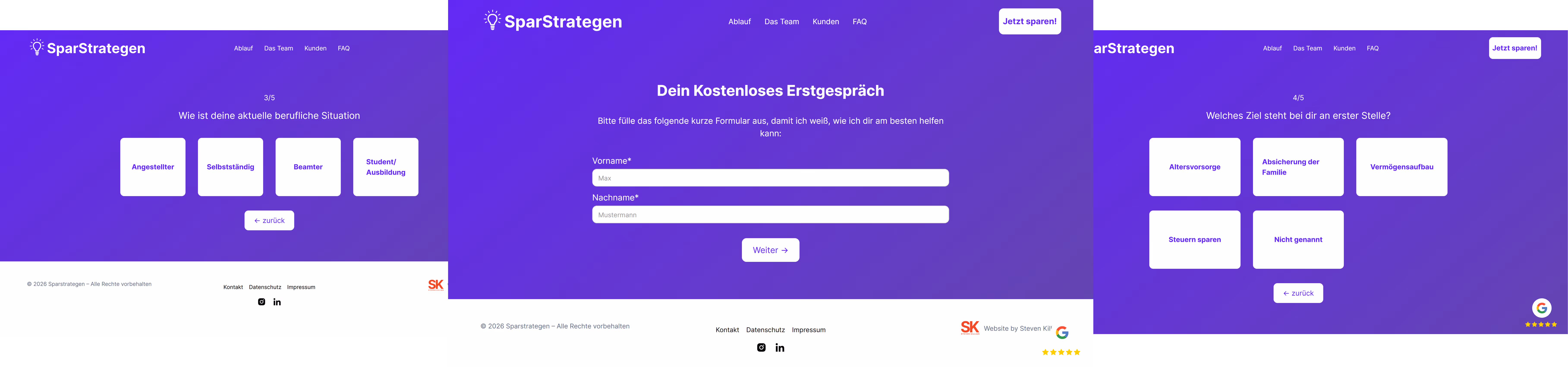 SparStrategen Website Image